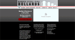 Desktop Screenshot of bollardsbybarnes.com